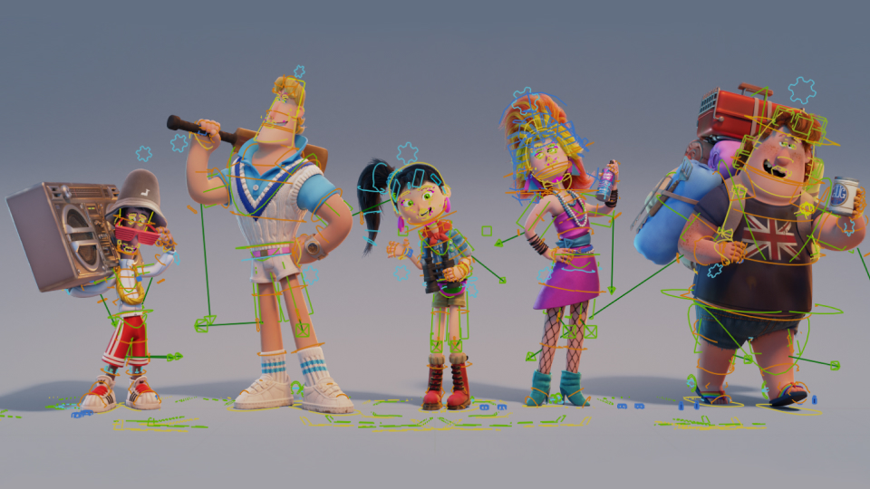 Training thumbnail for Blender Studio rigging tools
